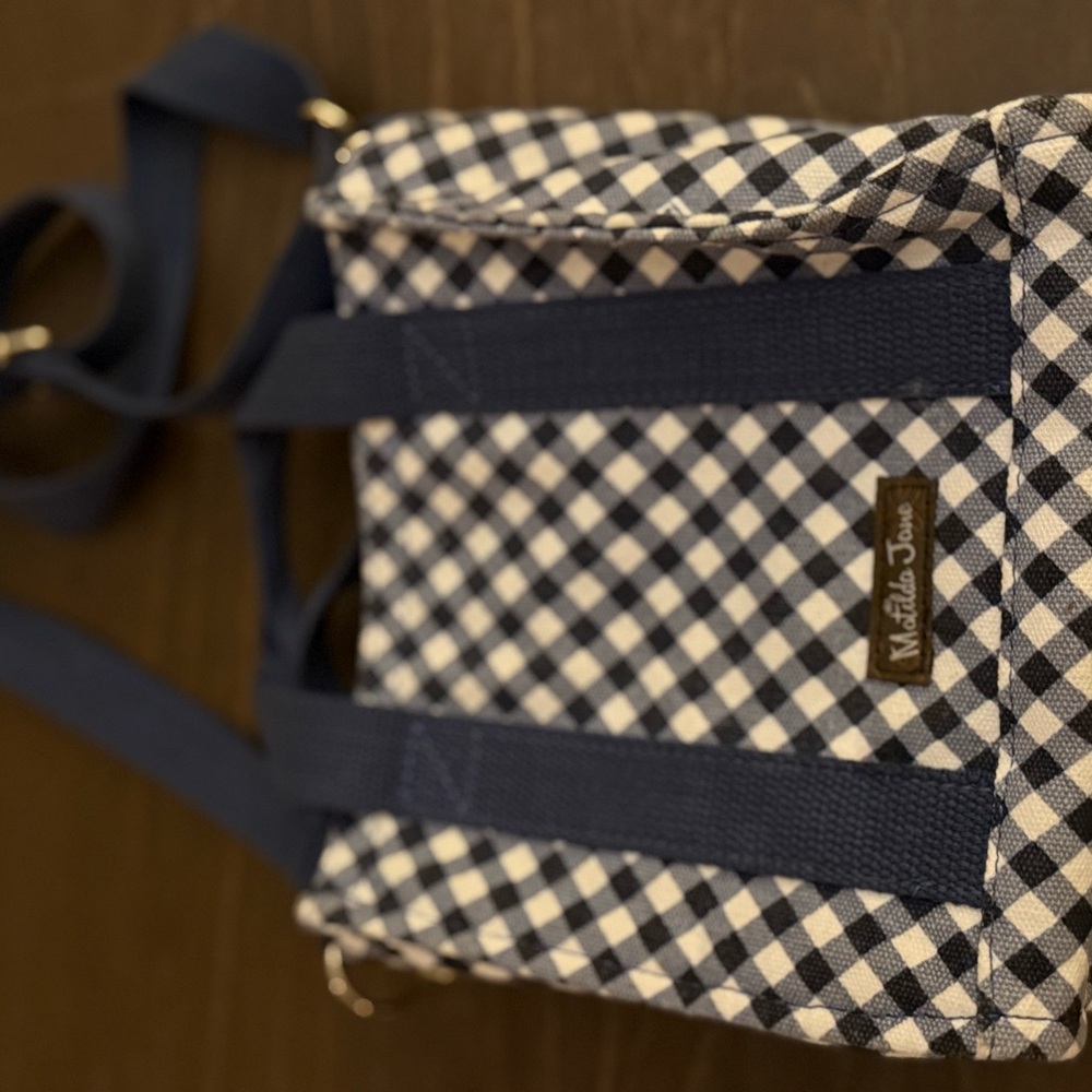 Navy Checkered Matilda Jane Bag